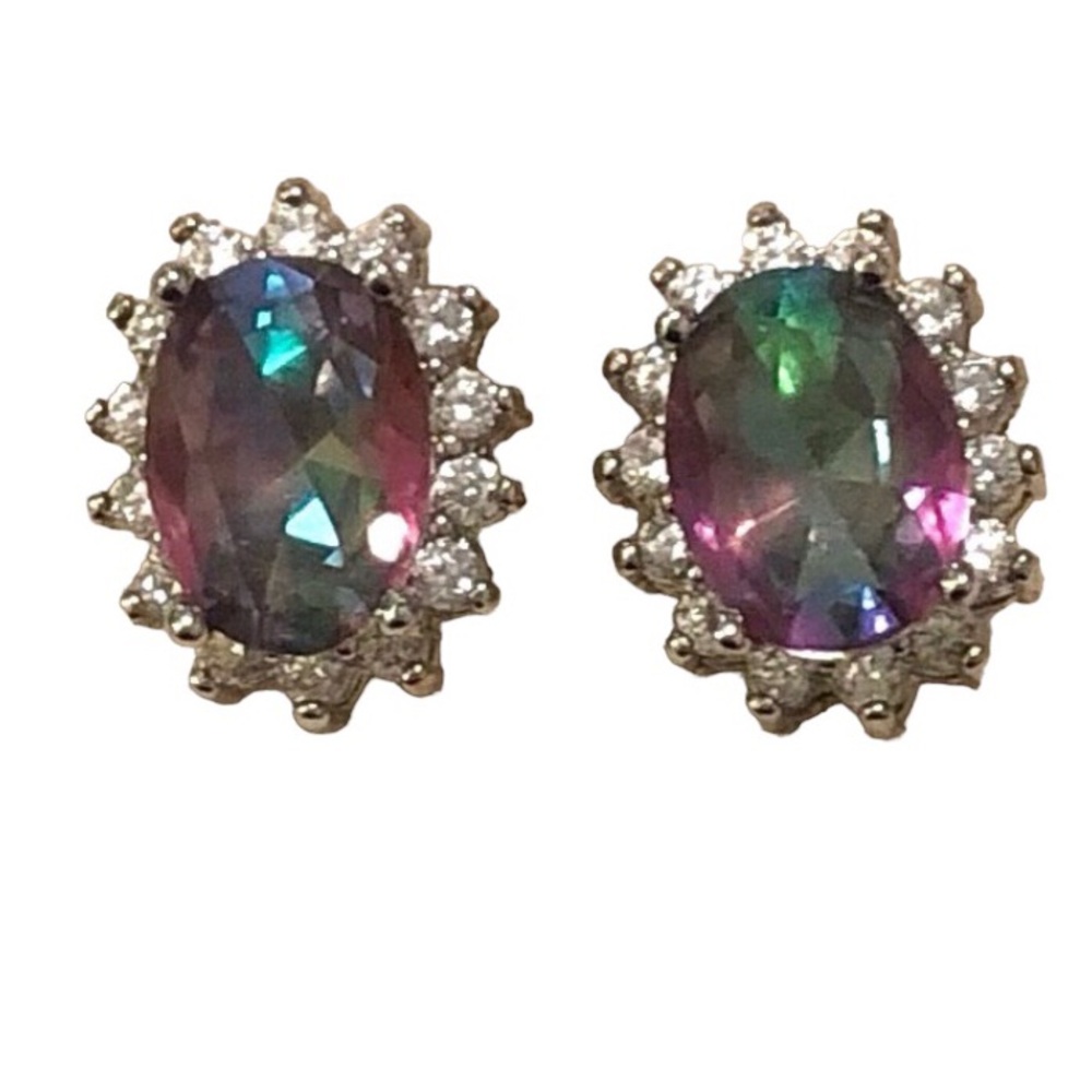 Multi-Color Follower Stud Earrings